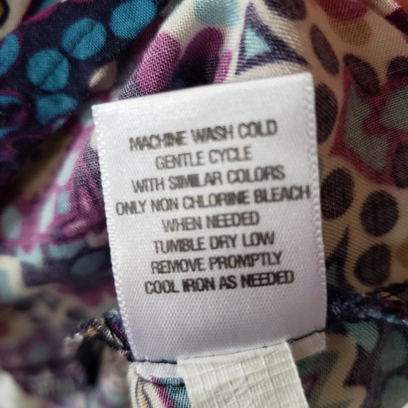 One Shoulder Short Dress Mandala Print - Picture 10 of 11